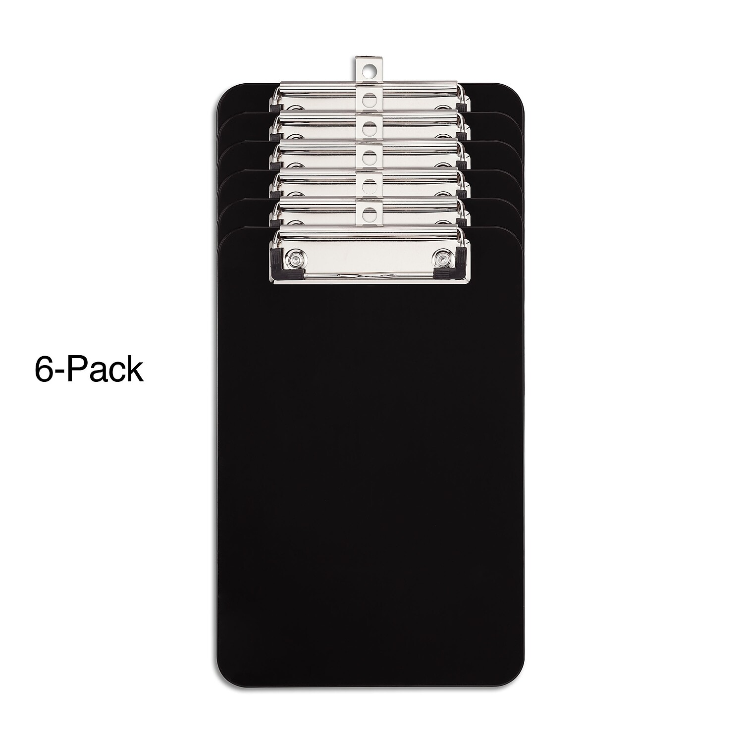 Staples Plastic Clipboards Black 6/Pack (23143) 951060 eBay