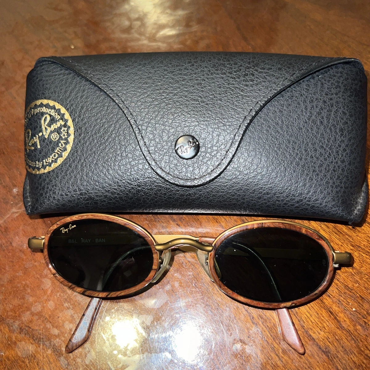 Ray-Ban Brown Oval Vintage Sunglasses for sale | eBay
