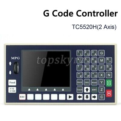 Tc55h 2 Axis Cnc Controller System G Code Motion Controller W Mpg For Cnc Tps Ebay