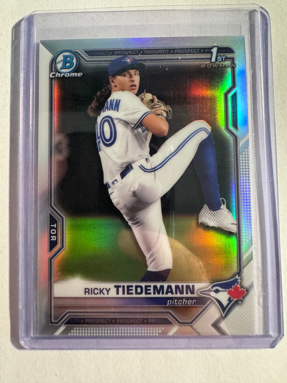 K205,494 - 2021 Bowman Chrome Draft Refractors #BDC89 Ricky Tiedemann