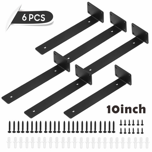 2/4/6 Rustic Shelf Brackets Scaffold Board Industrial Solid Steel Heavy Duty New - Picture 21 of 22