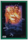 2019 Topps Chrome Star Wars Legacy Poster Card Green A NEW HOPE #PC-9 #11/50