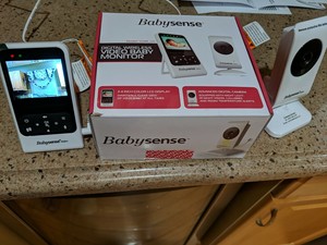 babysense video baby monitor with camera and audio