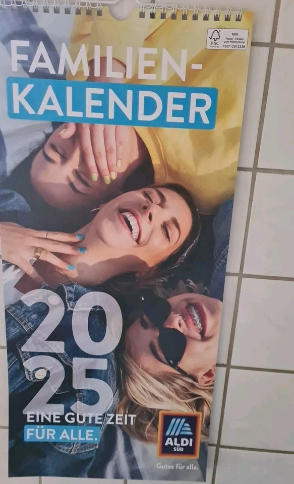 ALDI Kalender 2025 Familienkalender, Wandkalender, Terminplaner, Familienplaner - Bild 4 von 4
