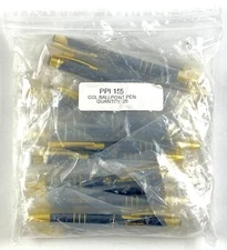 Go Army U.S. Army Ballpoint Pen Gold Black PPI 155 25-Pack