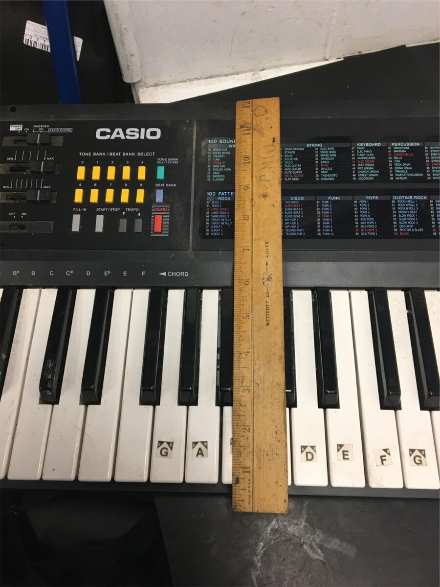 Musical band instrument Tone Bank Keyboard Casio CA-401 Musical band instrument Tone Bank Keyboard Casio CA-401