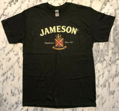 Jameson Whiskey Established Since 1780 SINE METU Men's T-Shirt Size L -NEW