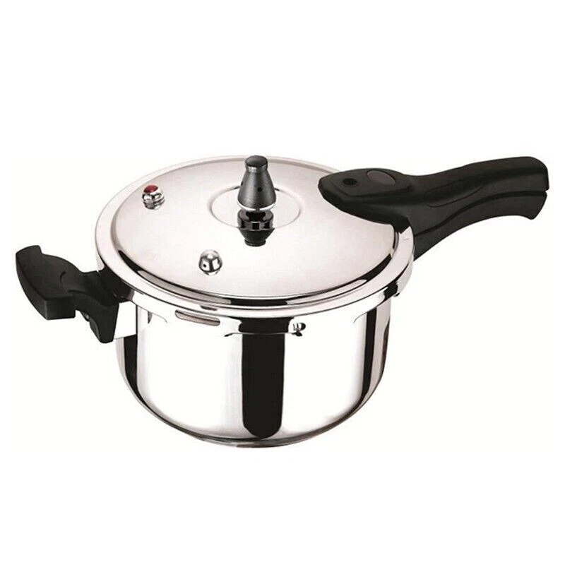 Stainless Steel Pressure Cooker Fast Cooking Induction Base 5-Layer Safety