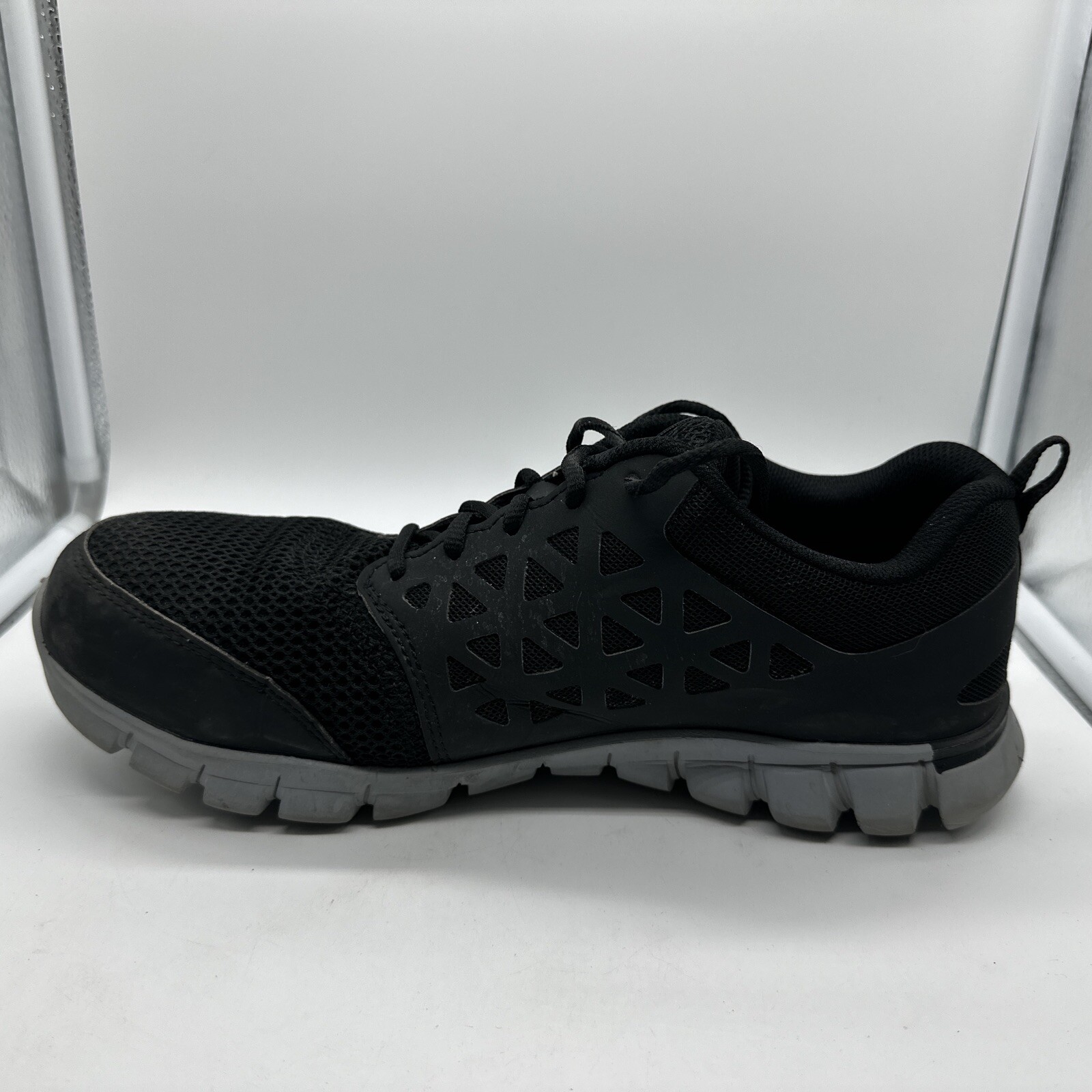 Reebok Sublite Black Cushion Work Slip Resistant Tennis Shoe Mens 10 Womens 12 thumbnail 14