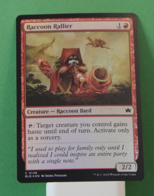 mtg racoon cards Magic The Gathering - Foundations Tokens - Raccoon open) if (element.class Brambleguard Veteran Bloomburrow (BLB)