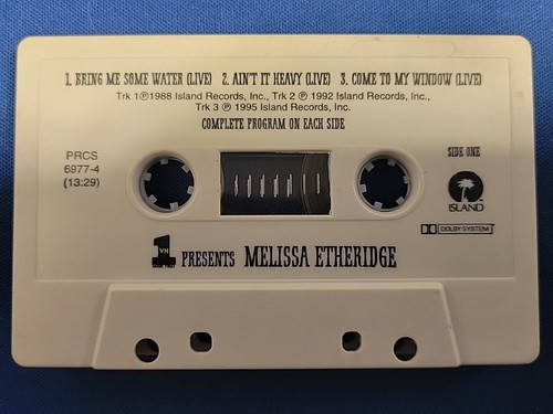 Melissa Etheridge- Live!_VH1- Presents Cassette Sampler - Picture 7 of 10