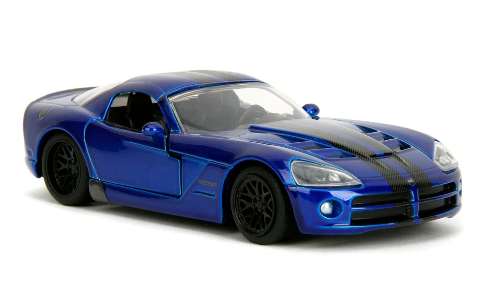 JADA TOYS, DODGE Viper 2008 Blu - SLIPS ROSA, 1/32,  JAD35684 - Immagine 3 di 4