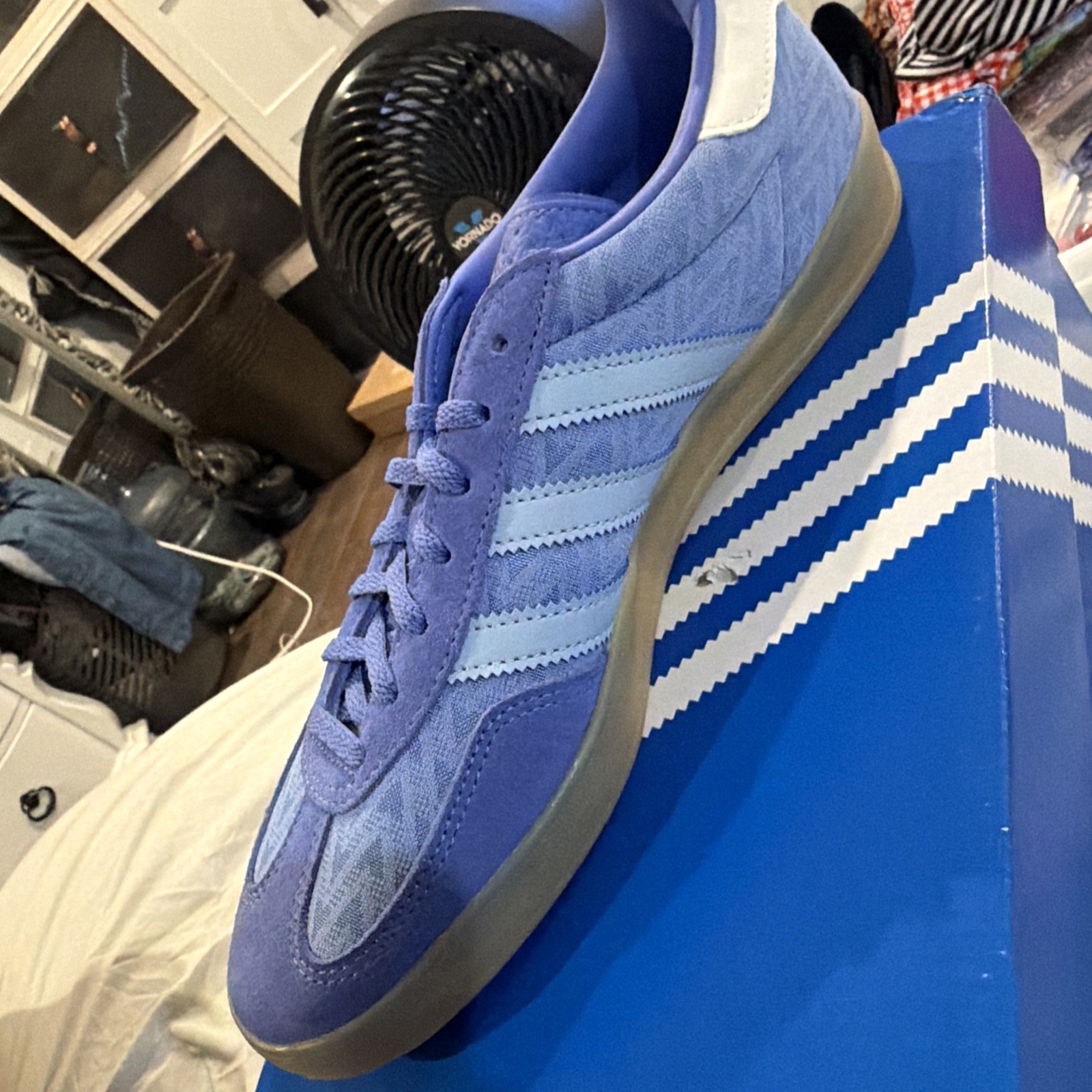 Title: adidas Originals Gazelle Indoor Real Lilac Clear Sky KI3581 Women's 10.5 image 4