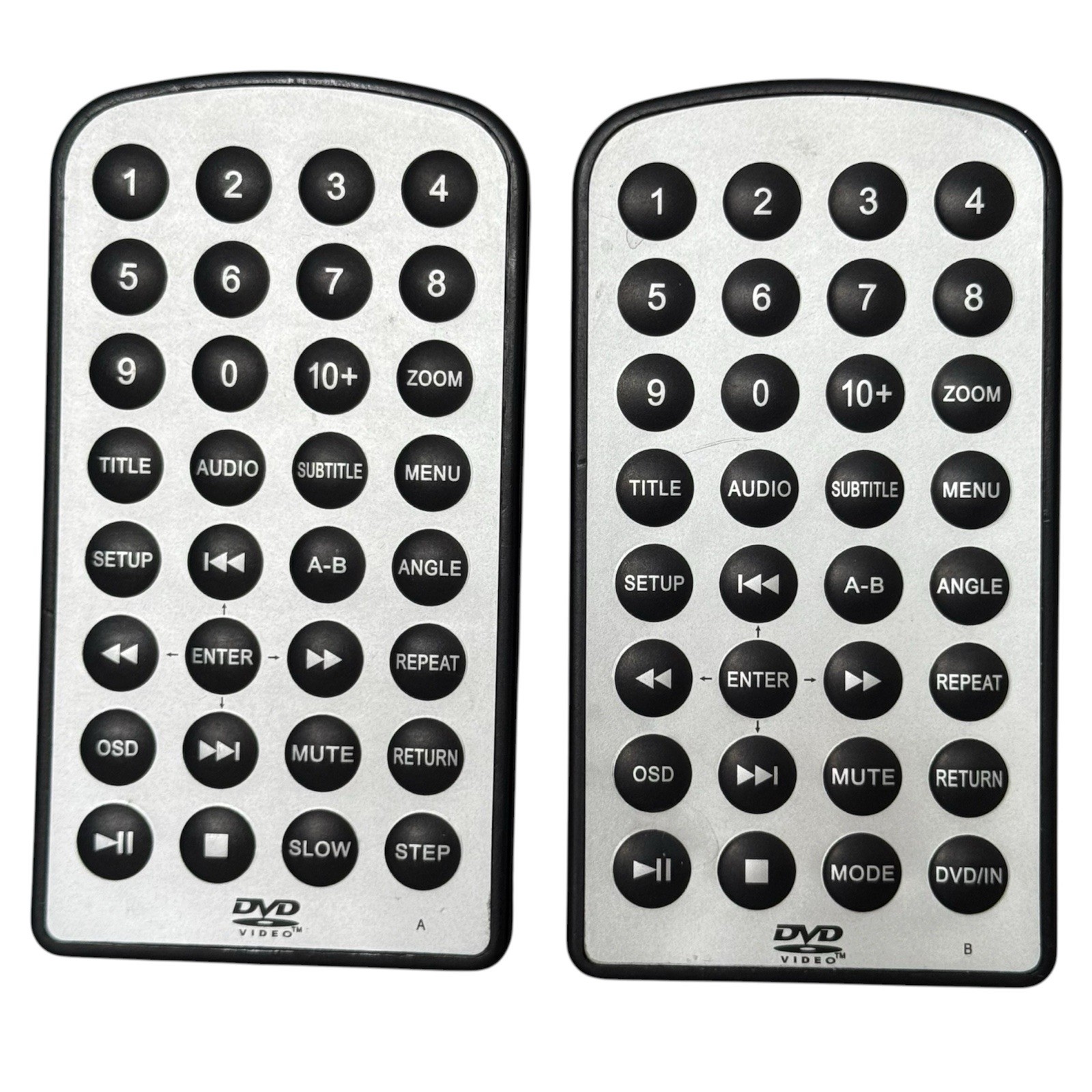 Genuine A & B Remote Control for Bush Alba Curtis 8791 9791 Portable DVD Player
