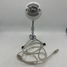 BLUE Microphone Snowball USB Mic with Tripod Stand USB - Textured White