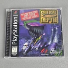 Critical Depth PlayStation PS1 Video Game Vehicular Combat Multiplayer