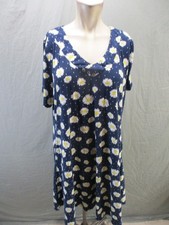 Monnuro Size 2X Womens Multicolor Short Sleeve V Neck A Line Beauty Dress 252