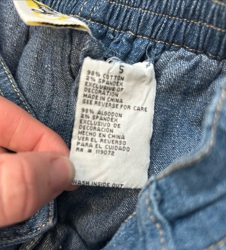 Vintage Y2K Tweety Bird Denim Skirt Sz 5 - Picture 8 of 11