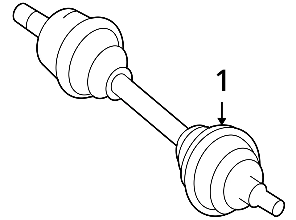 Mercedes-Benz Gl450 2008-2012 eje trasero pasajero Cv C/v ARLG3 Foto 4 de 4