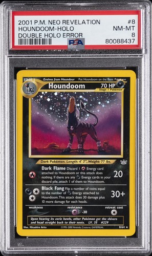 Houndoom (Unlimited) graded PSA 8 for sale on eBay