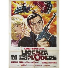 EVERYONE KEEP COOL Italian Movie Poster  - 39x55 in. - 1966 - Georges Lautner, L