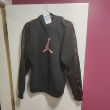 NIKE AIR JORDAN REMASTERED PULLOVER FELPA CON CAPPUCCIO UOMO (FN6352 010) TAGLIA (M)