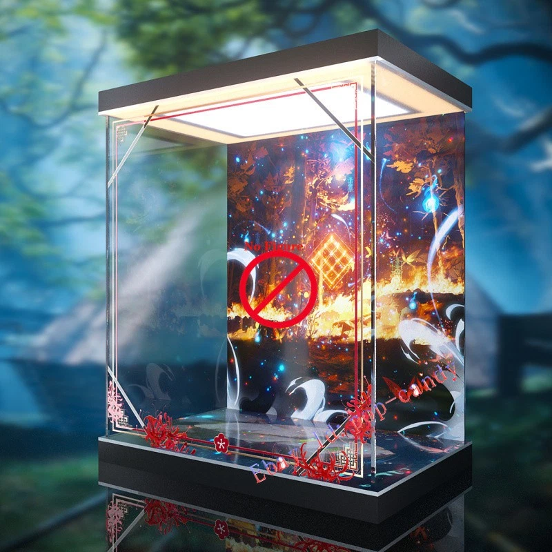 Display Case 3 Lights Fit Apex Hu Tao Fragrance in Thaw Ver 1/7 PVC Figure - Image 3 of 4