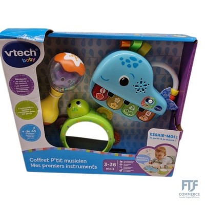 VTech P'tit Musicien Meine ersten Instrumente, erstes Babyspielzeug, beleuchtete