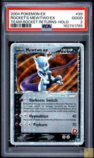 Rocket's Mewtwo EX Holo 99/109 Team Rocket Returns Pokemon PSA 2 on eBay