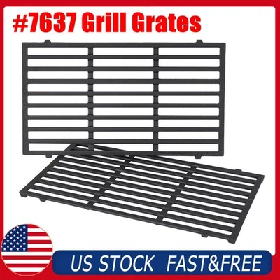 X Home 7637 Cast Iron Cooking Grates for Weber Spirit I & II 200 Series US STOCK