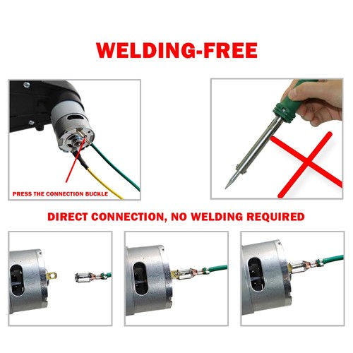 24V Hochleistungsgetriebe für Power Wheels, High Torque 24 Volt Motor 30000U/min mit... - Bild 3 von 8