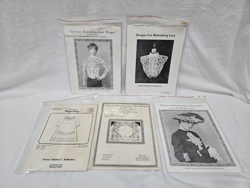 Vintage Victorian Battenberg Lace Design Pattern Lot Eunice Sein & Norma Felbert