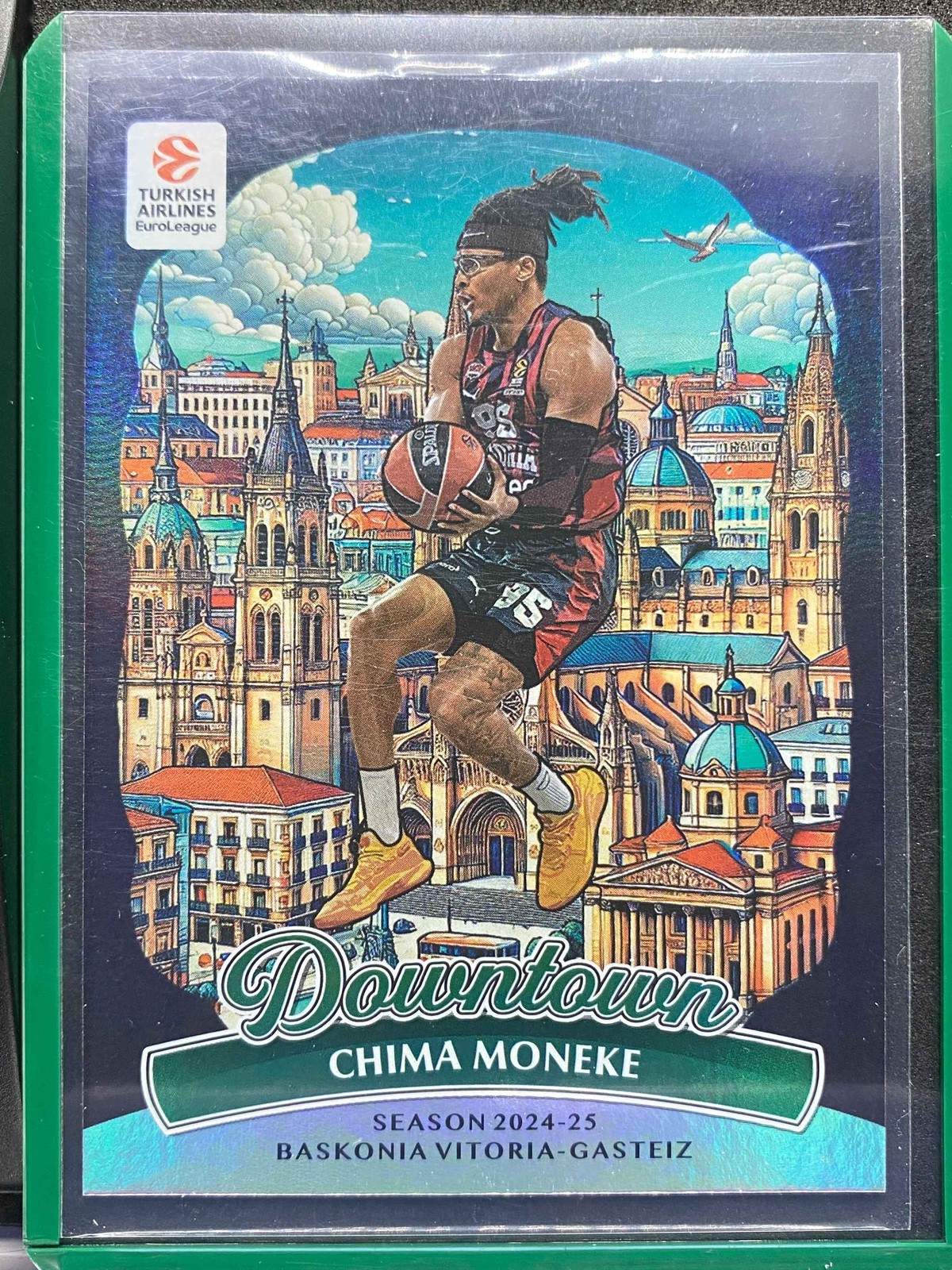 2024-25 Donruss EuroLeague Downtown #17 Chima Moneke Baskonia Vitoria-Gasteiz