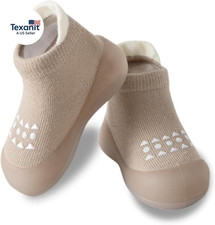 Baby Sock Shoes Toddler Walking Shoes Infant Non-Slip Slippers Soft Rubber Sole