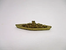 Ship Boat Movie Metal Game Token Mover Part Gold Tone SHIP BOAT