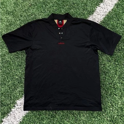 Maillot de football Adidas Template 2004 vintage noir rouge or maillot homme ... - Photo 1/4