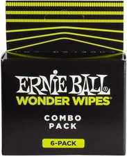 Ernie Ball Wonder Wipes Combo Pack, 6-pack P04279 