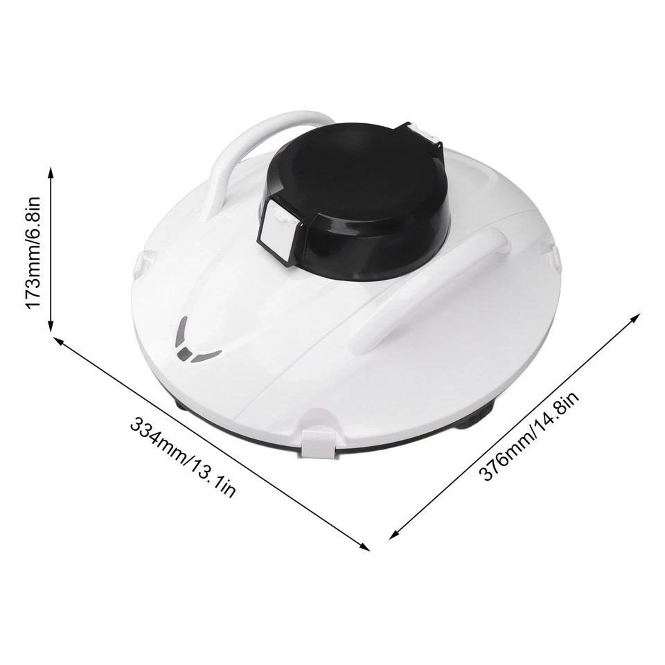 Cordless Robotic Pool Cleaner Automatic Waterproof Strong Suction Pool Cleaning - Image 4 of 4