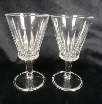 2 FIDENZA VETRARIA Sorrento 5 1/8'' Wine Glasses Made In Italy