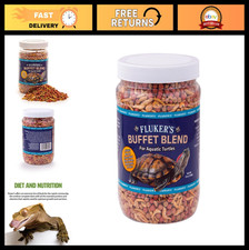 Aquatic Turtle Food Buffet Blend, 12oz - Nutrient-Rich Formula for Healthy Turtl