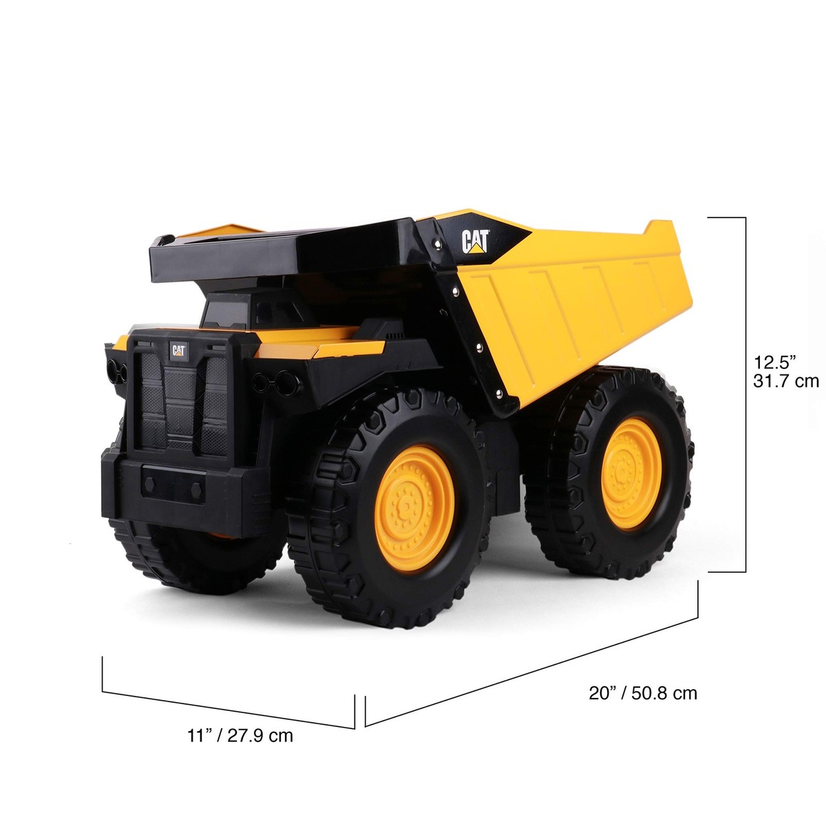 CAT Construction Mighty Steel Dump Truck Toy Yellow for sale