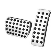 X AUTOHAUX 2pcs Gas and Brake Pedals Pads Cover Anti-Slip for Mercedes-Benz 