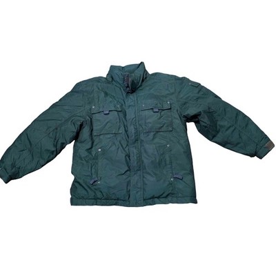 Old Navy Boys Thick Green Puffer Jacket Winter Snow Coat Size L