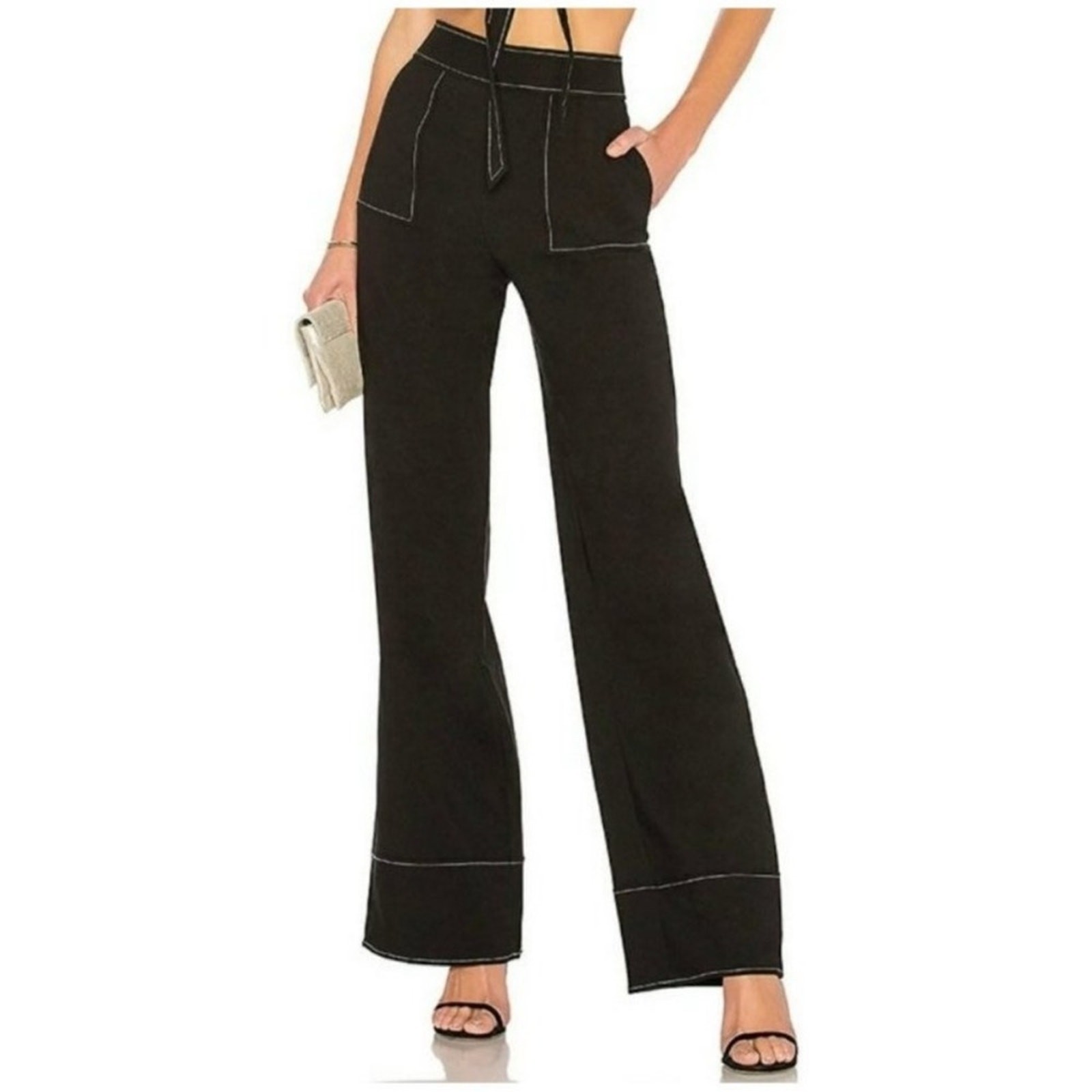 NWT Lovers + Friends Black Sedge Pants Size Small