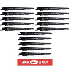 Reciprocating Saw Blades x 15 S644D Fast Wood Cutting Sabre Shark Blades