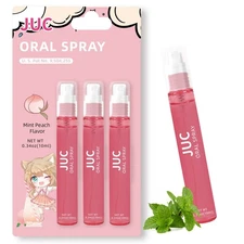 3 Count Mint Breath Spray Mouth Spray Breath Freshener Oral Care for All Ages 0.