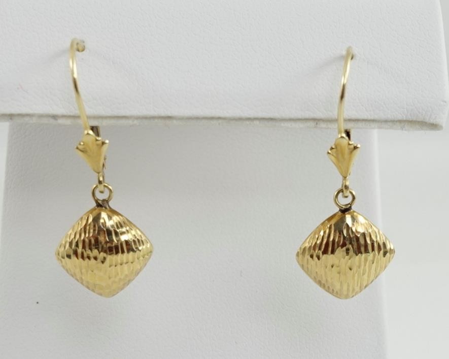 14K yellow gold ladies 1 1/8