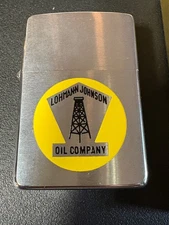 1965 Lohmann Johnson Oil Company Zippo With Box
