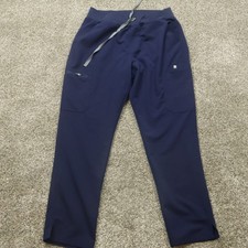 FIGS Technical Collection Pants Mens Large Scrub Joggers Drawstring Zip Pockets