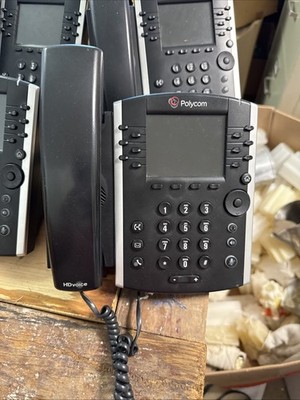 Polycom VVX 410 12 Line IP Phone - Factory Reset (Unit Only, No power Adapter)